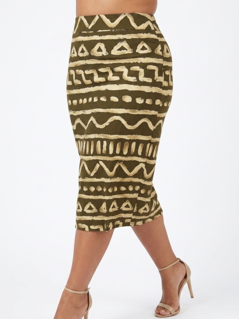 |•LIZ CLAIBORNE•| Safari Print Wrap Skirt Size 12 Petite